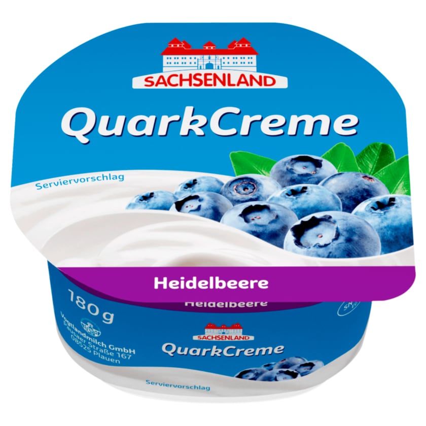 Sachsenland QuarkCreme Heidelbeere 180g